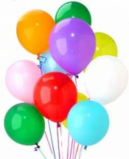 Helium balloons