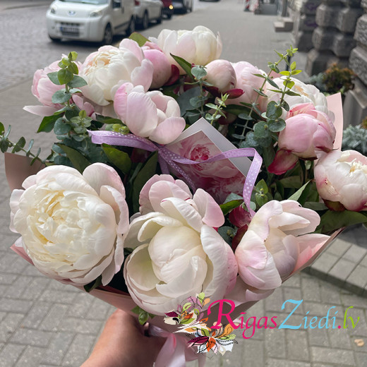 Bouquet of peonies Gardenia