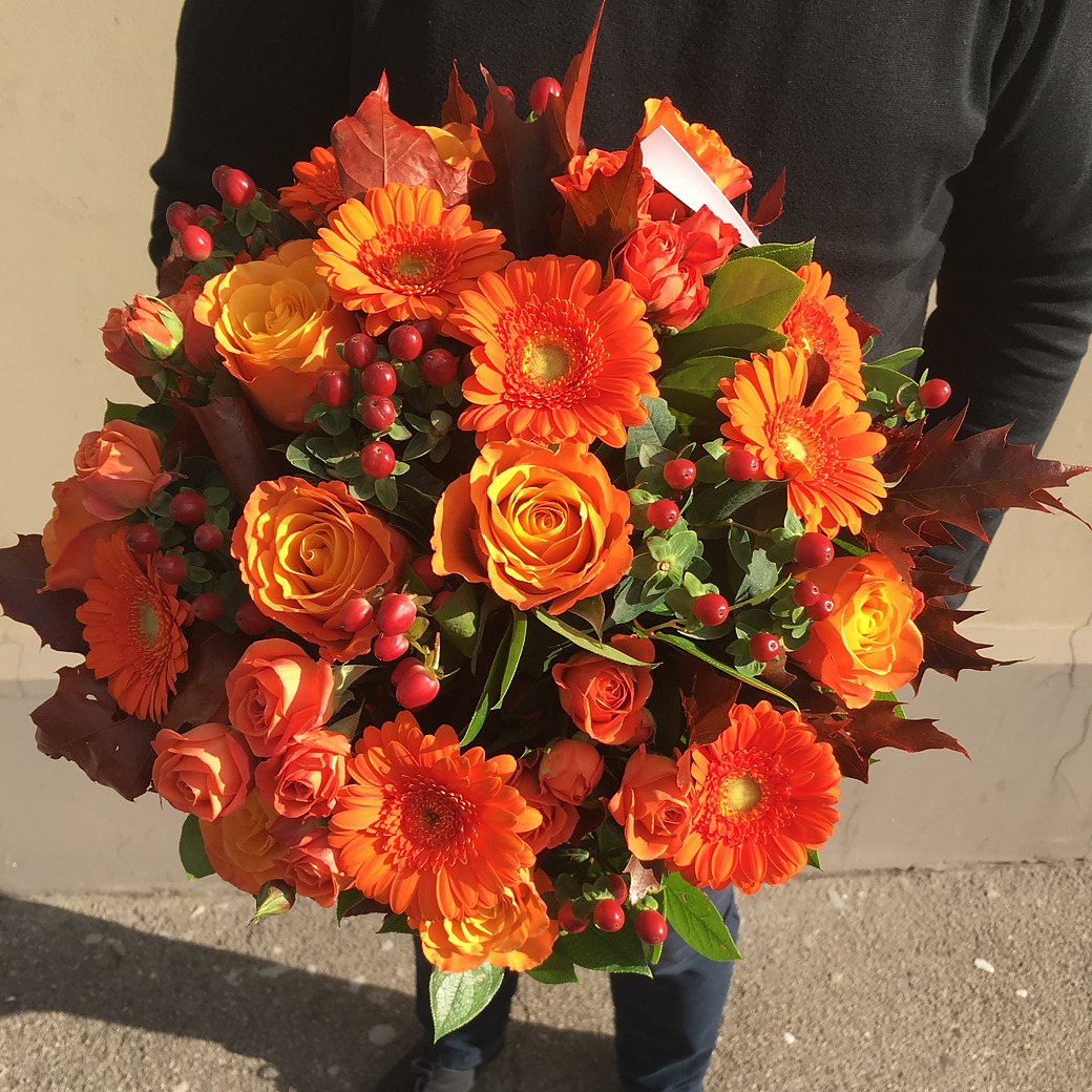 Autumn flower bouquet Colorful Autumn