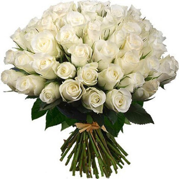 White rose bouquet