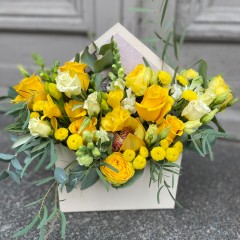 Flower box Yellow envelope