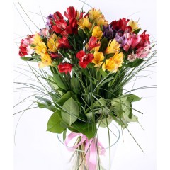 Colourful Alstromery bouquet 