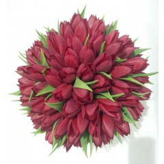 101 red tulip